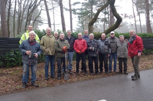 Vrijwilligers van de IVN Natuurgroep Waalre