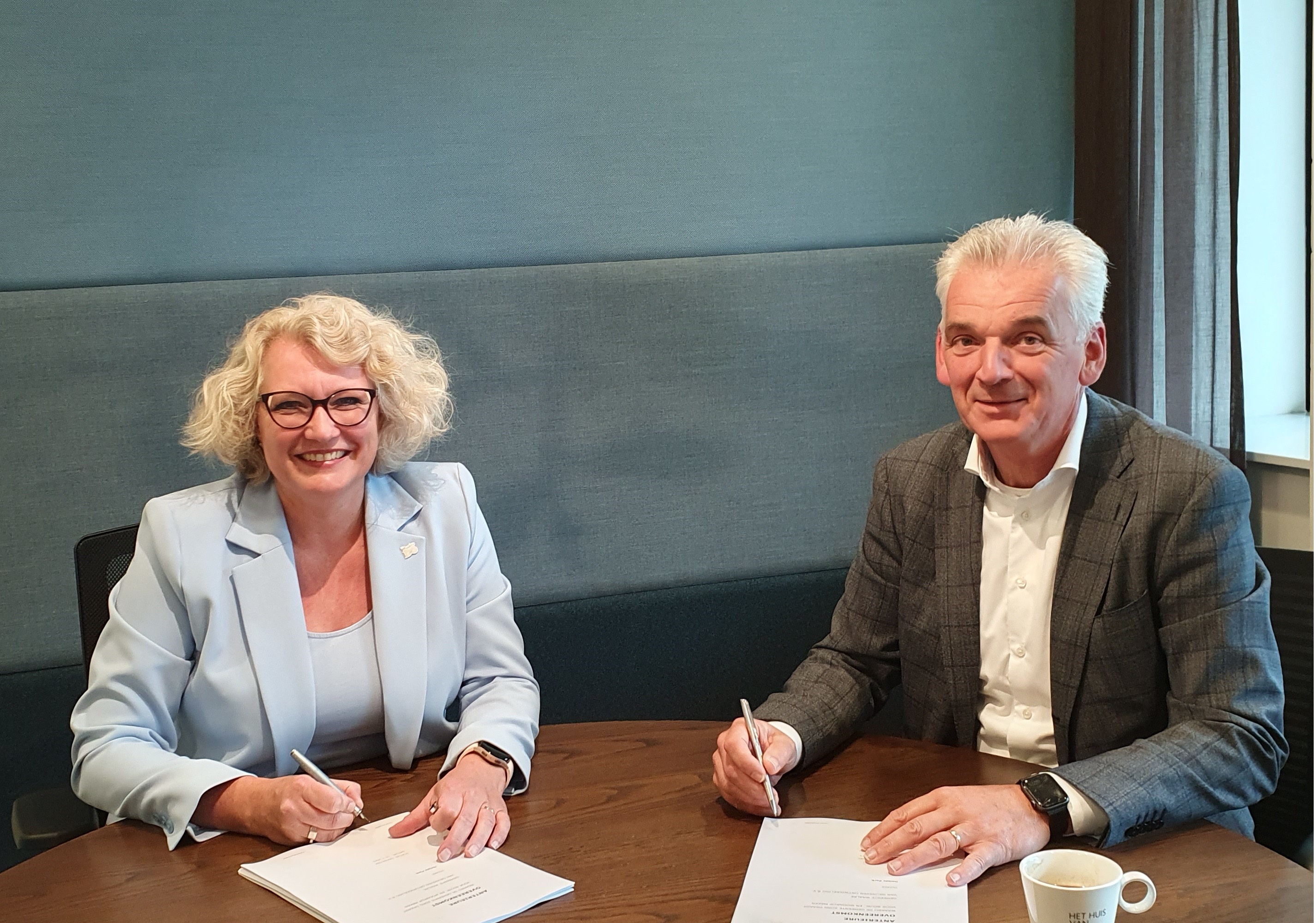 Wethouder Van de Goor en Van Grunsven