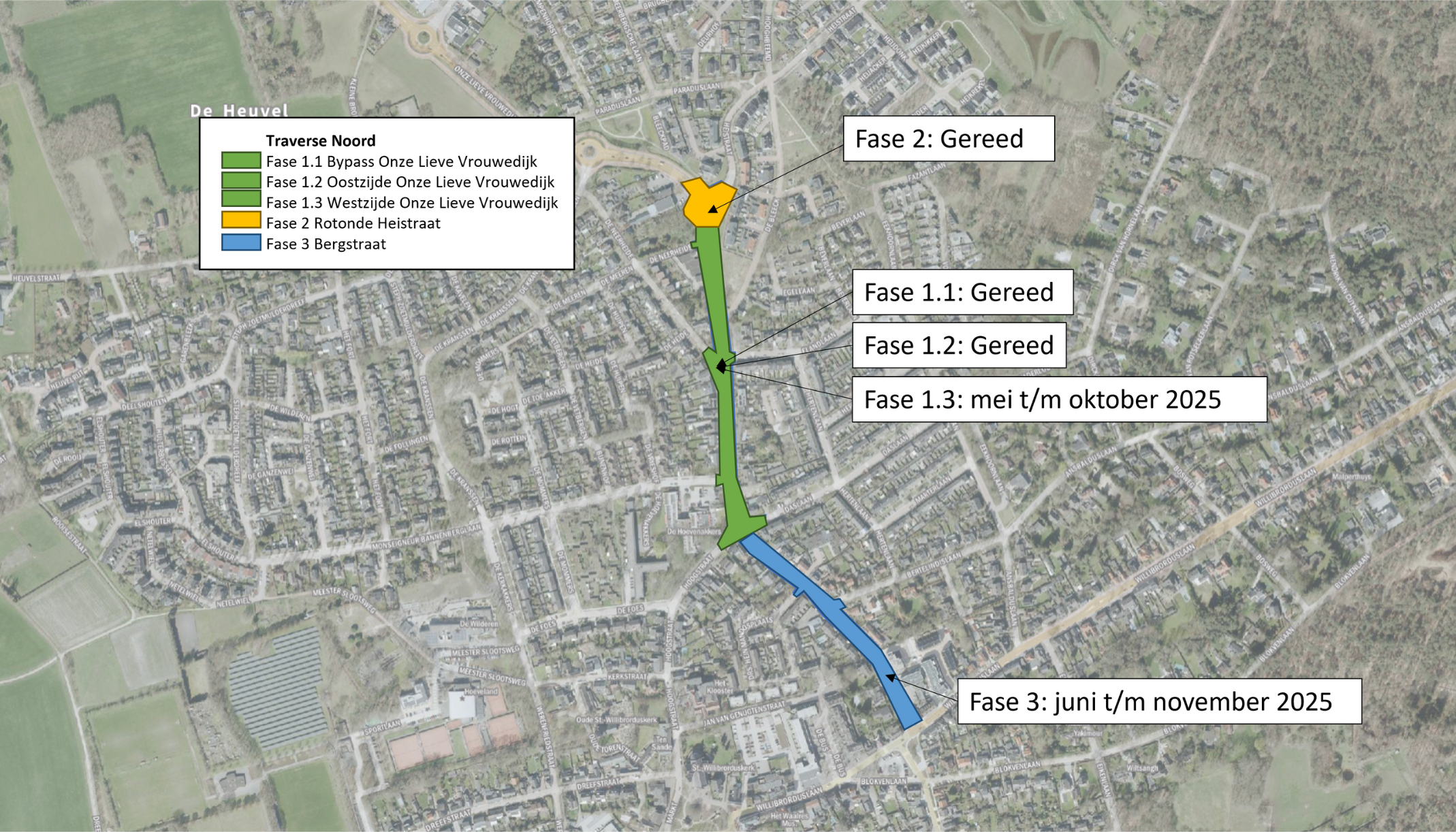 Globale planning Traverse Noord