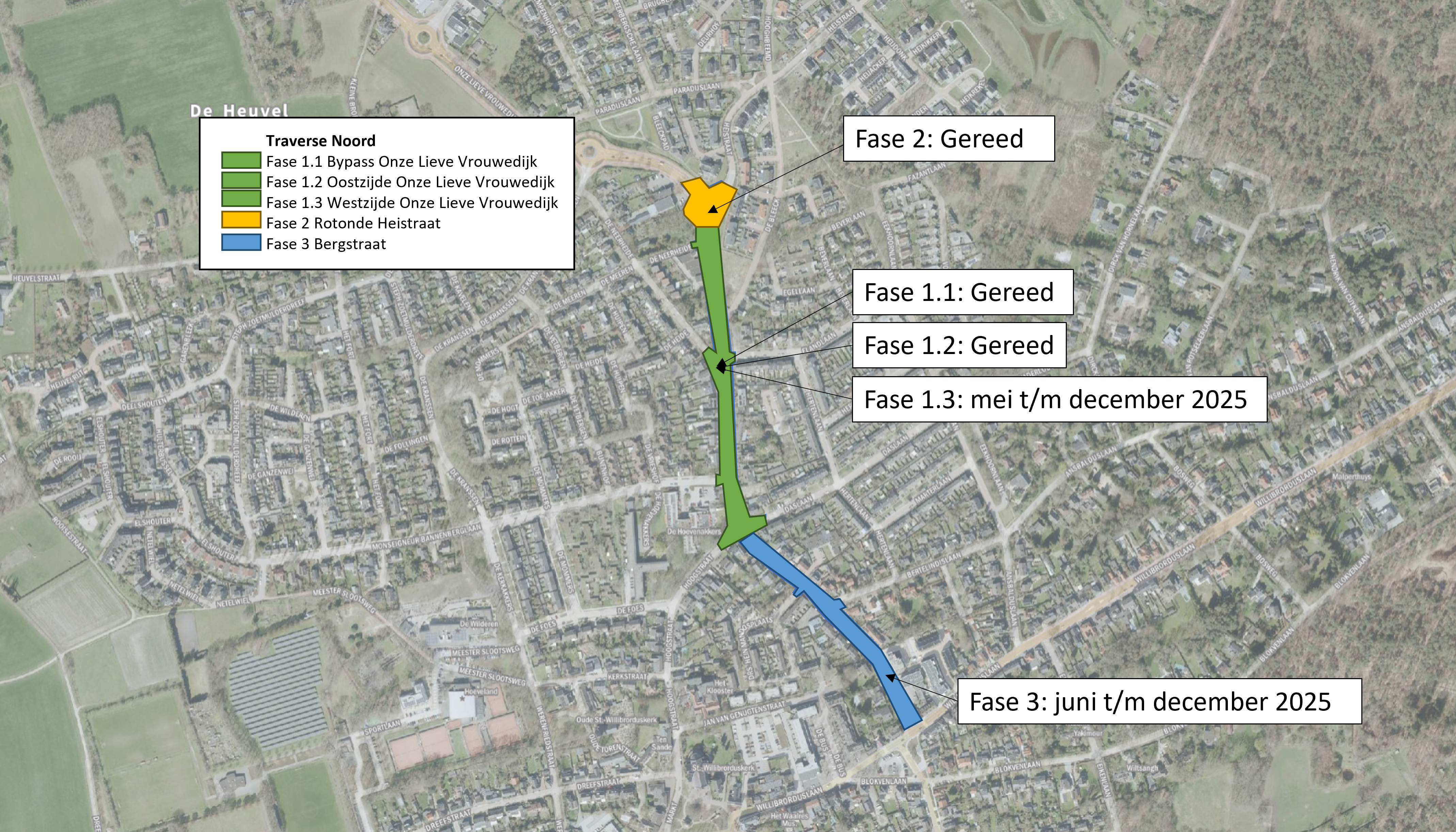 Globale planning Traverse Noord