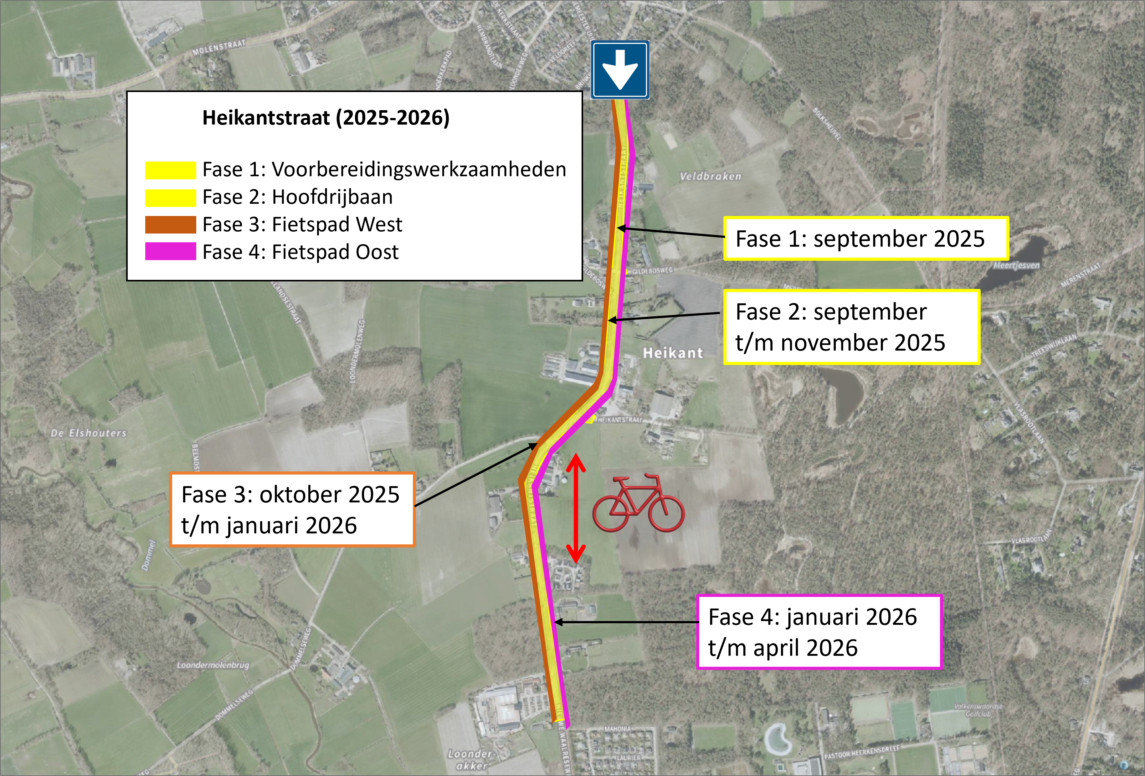 Globale planning Heikantstraat