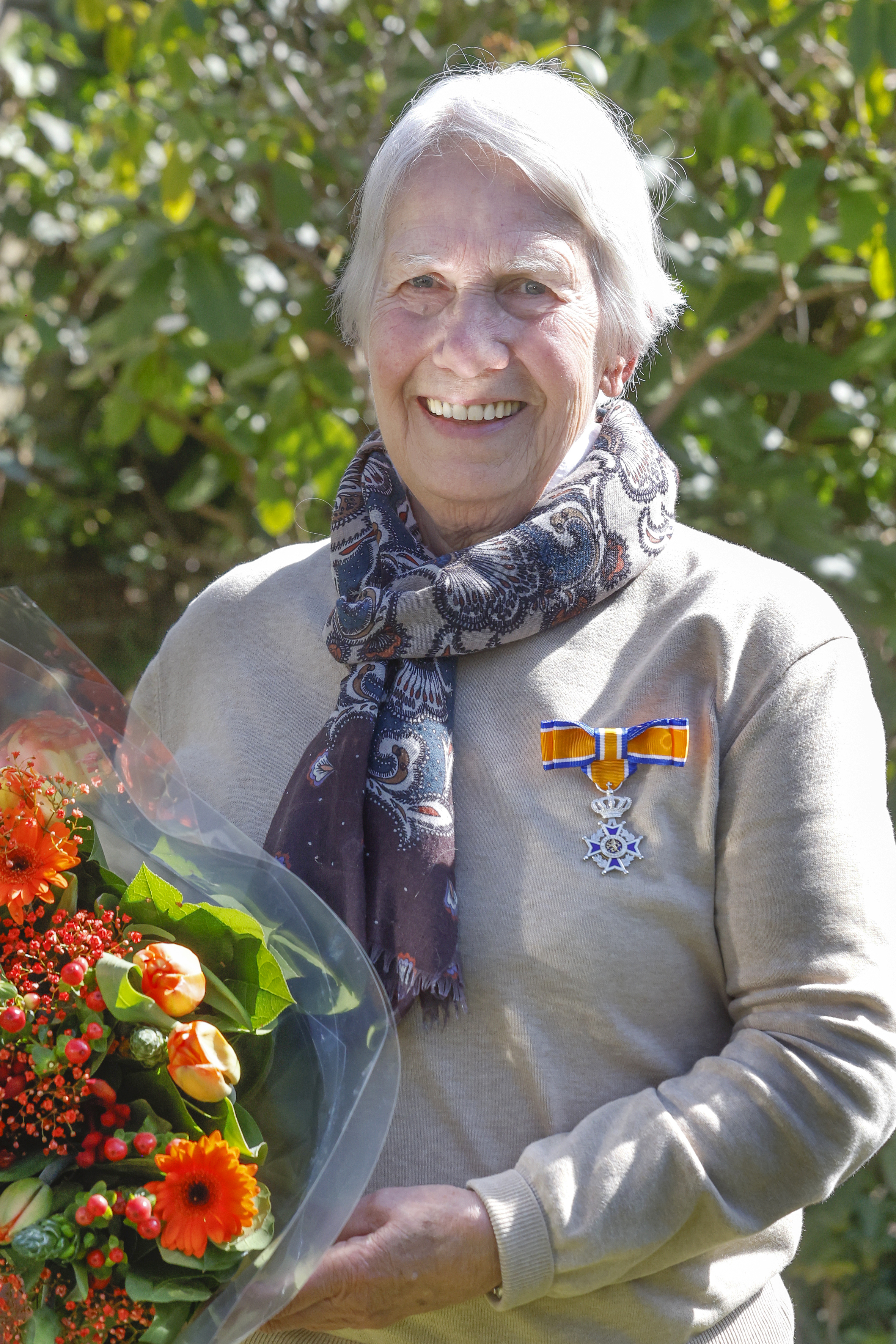 Mevrouw A.M.A. (Mieke) Linsen (80 jaar)