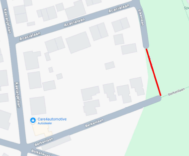 Werkzaamheden op fietspad Klimbim en Eikenlaan